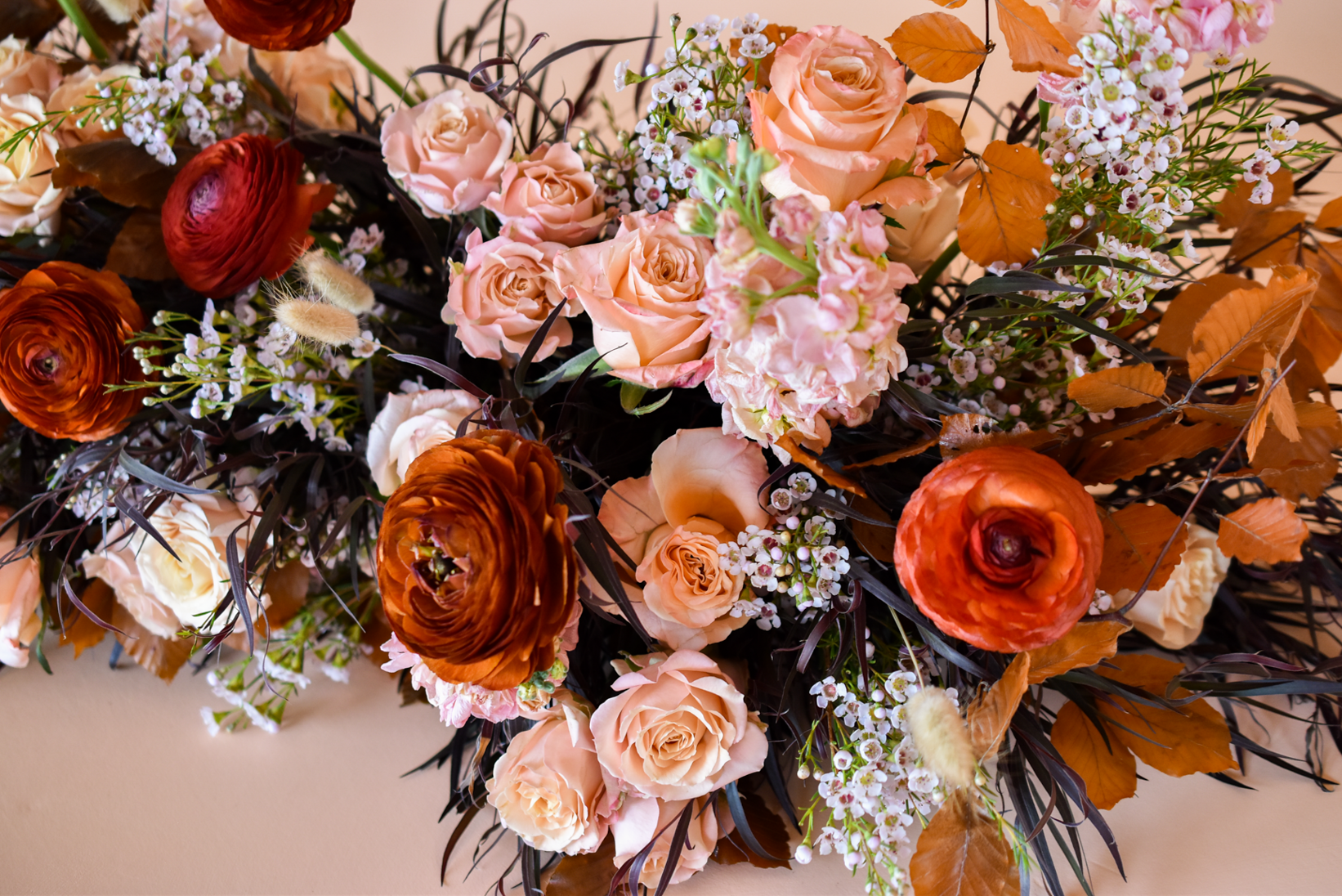 Thanksgiving Long and Low Centerpiece