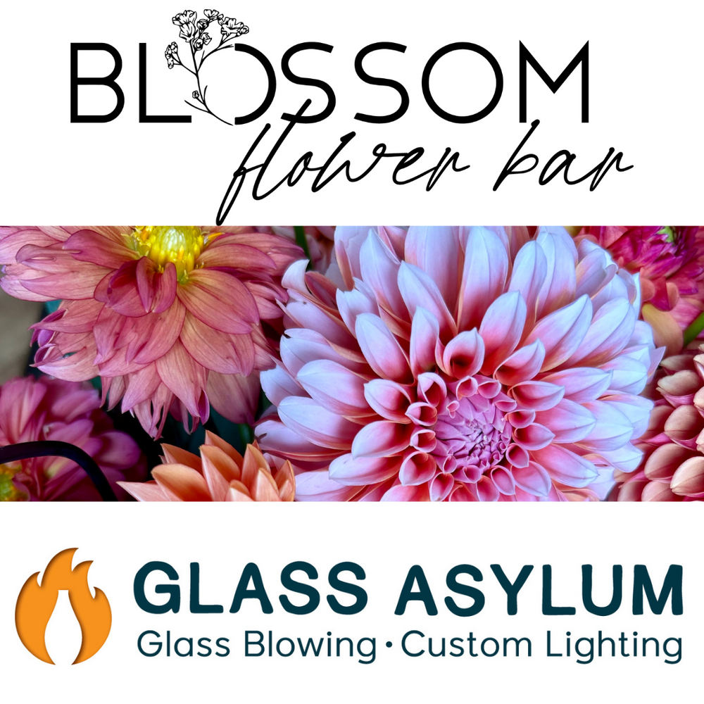 Blooms and Blown Glass Dahlia Workshop - Sept 23-28